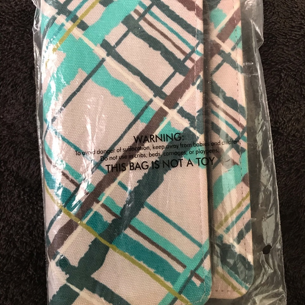 Thirty-one Perfect Cents Wallet in Sea Plaid